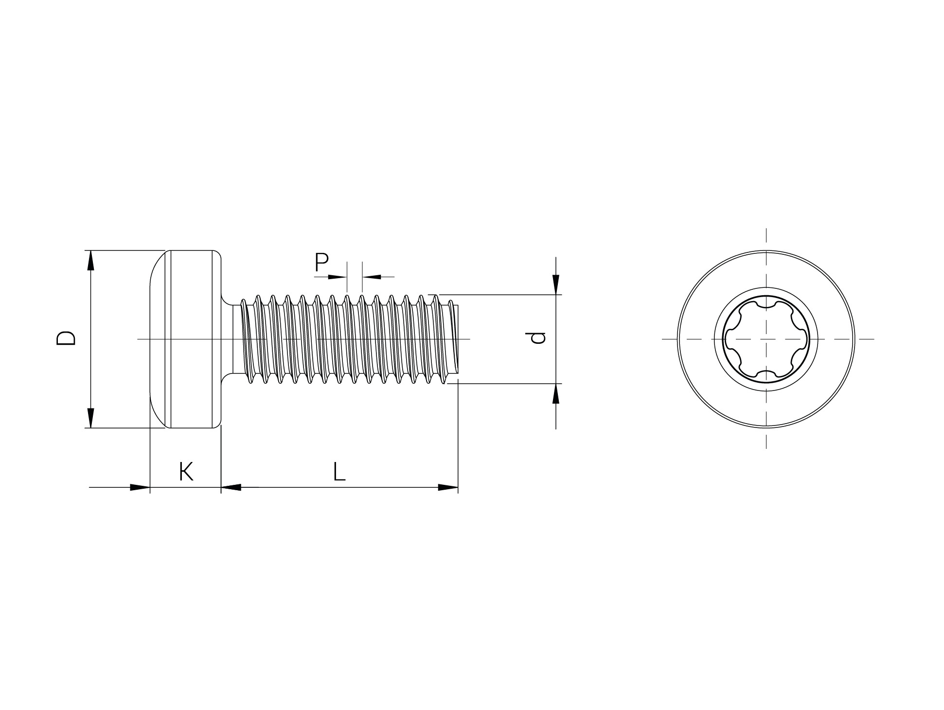 POWERLOK® screw, pan head TORX PLUS® AUTOSERT®